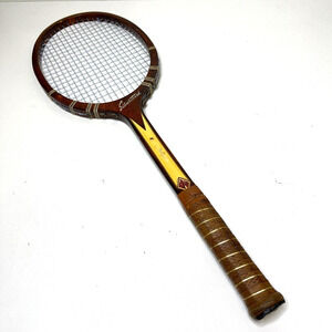 Vintage Tad Davis Silverstreak Wooden Tennis Racquet Reed & McGoughey Laminated